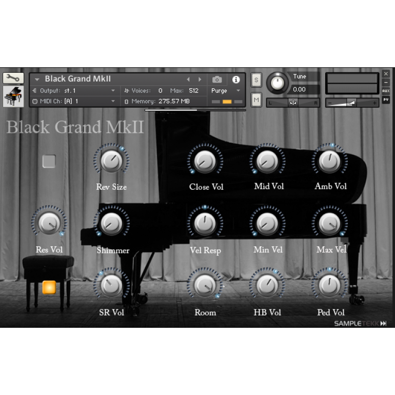 Black Grand MkII - Steinway D Grand Piano