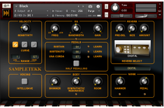SampleTekk Black - Powered by Kontakt
